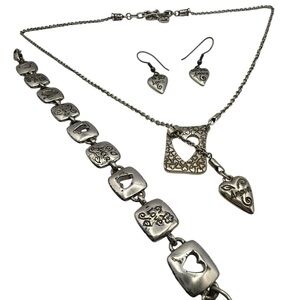 Brighton Vintage plated Silver Set